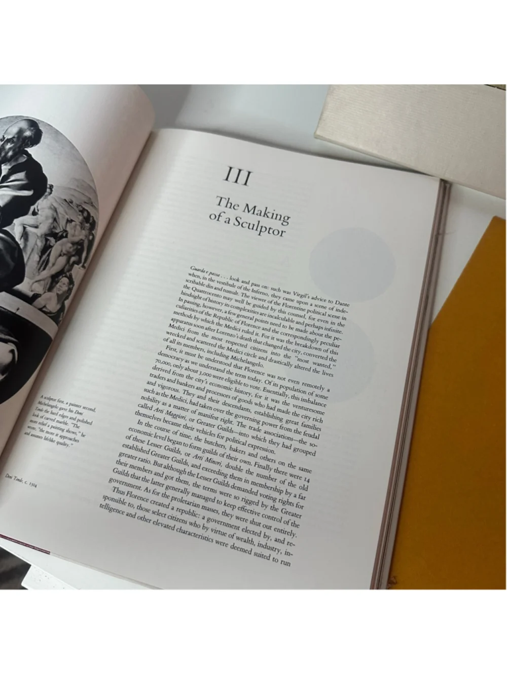 Vintage 1966 Time-Life Library Of Art : The World Of Michelangelo w Sleeve